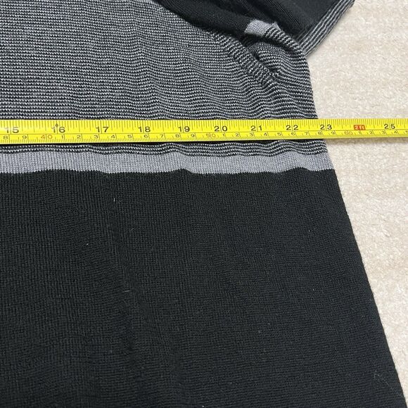 Banana Republic 100% Merino Wool Black Sweater Crew Neck Size Extra Large - Picture 4 of 7